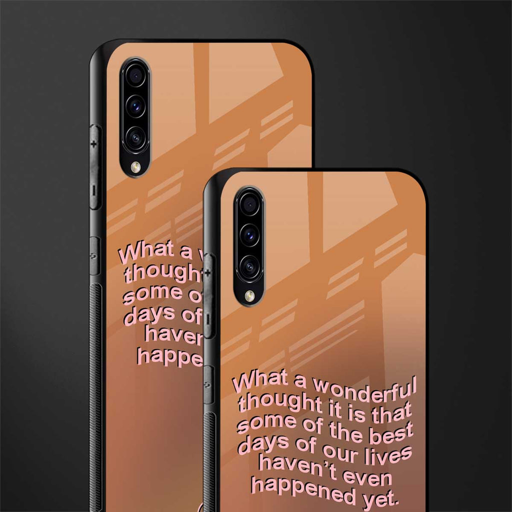 wonderful thought glass case for samsung galaxy a30s image-2