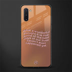 wonderful thought glass case for samsung galaxy note 10 image