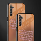 wonderful thought glass case for realme 6i image-2