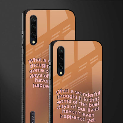 wonderful thought glass case for mi a3 redmi a3 image-2