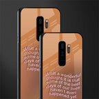 wonderful thought glass case for samsung galaxy s9 plus image-2