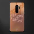 wonderful thought glass case for samsung galaxy s9 plus image