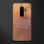 wonderful thought glass case for samsung galaxy s9 plus image