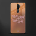 wonderful thought glass case for oppo a9 2020 image