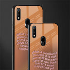 wonderful thought glass case for realme 3 pro image-2