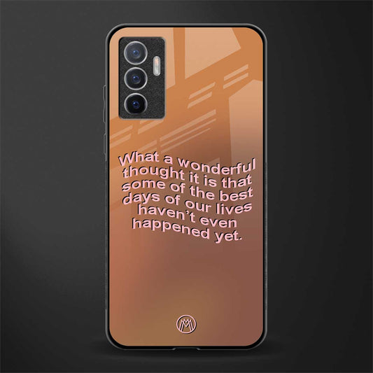 wonderful thought glass case for vivo v23e image