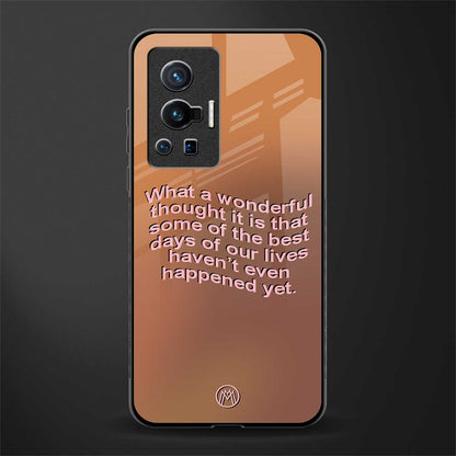 wonderful thought glass case for vivo x70 pro image