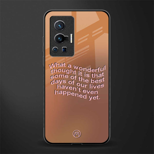 wonderful thought glass case for vivo x70 pro image