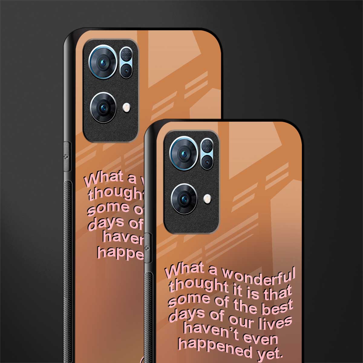 wonderful thought glass case for oppo reno7 pro 5g image-2