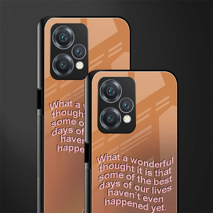 wonderful thought back phone cover | glass case for realme 9 pro 5g