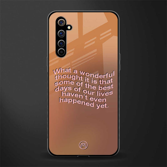 wonderful thought glass case for realme x50 pro image