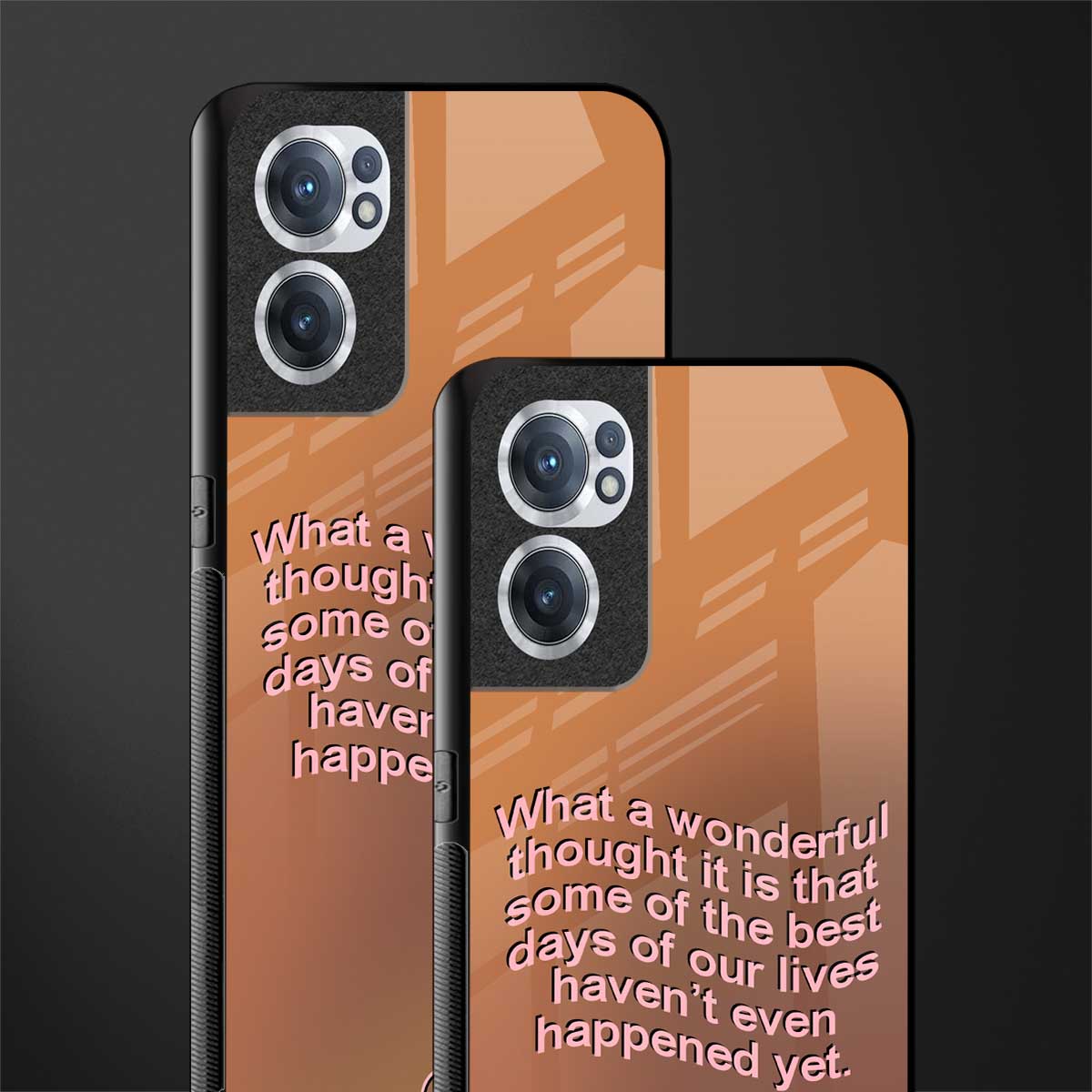 wonderful thought glass case for oneplus nord ce 2 5g image-2