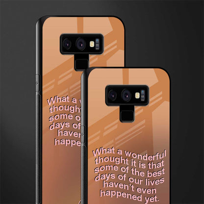 wonderful thought glass case for samsung galaxy note 9 image-2