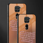 wonderful thought glass case for redmi note 9 image-2