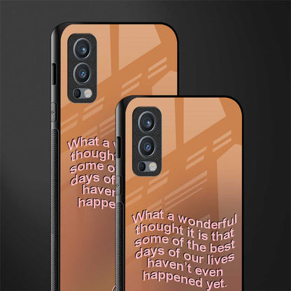 wonderful thought glass case for oneplus nord 2 5g image-2