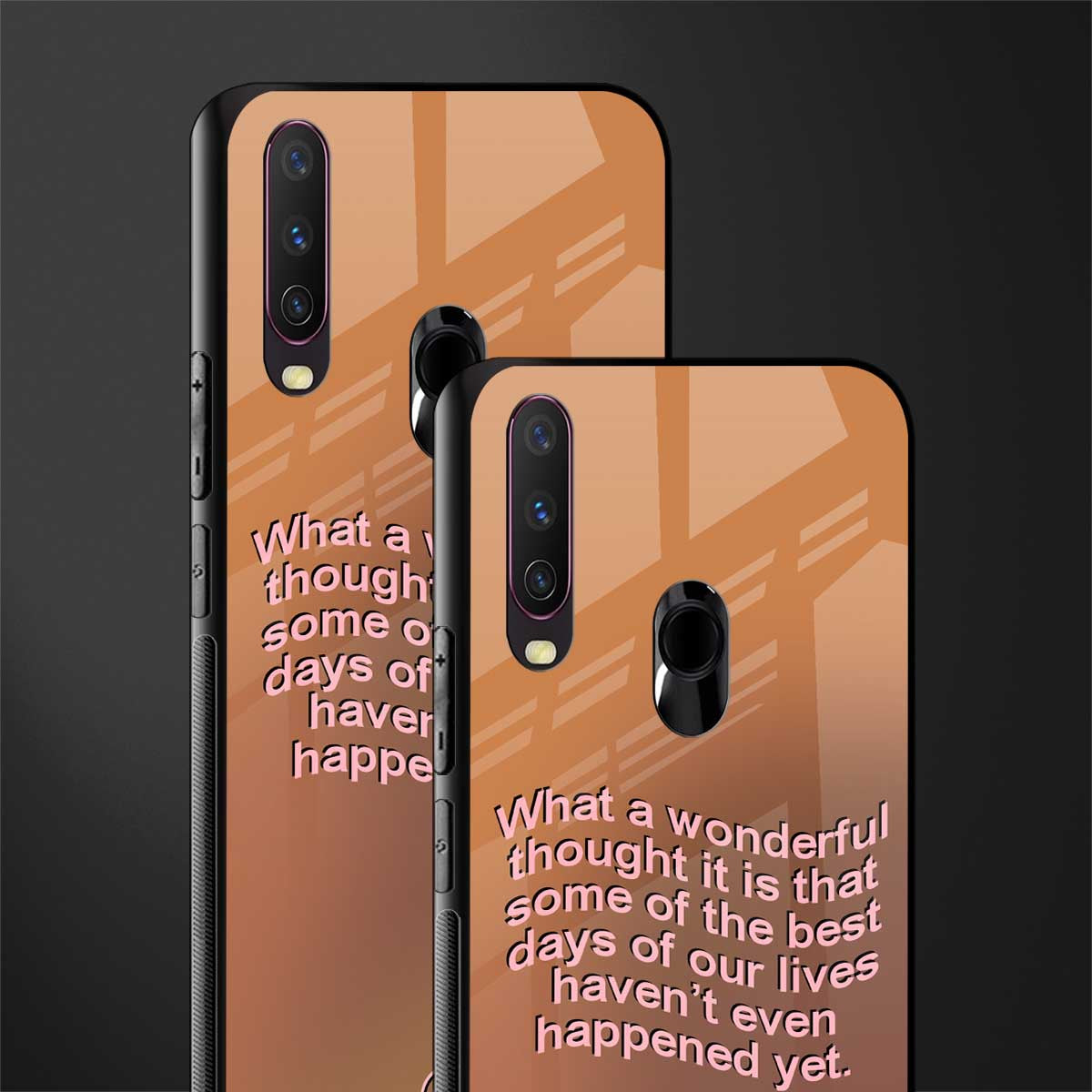 wonderful thought glass case for vivo y12 image-2