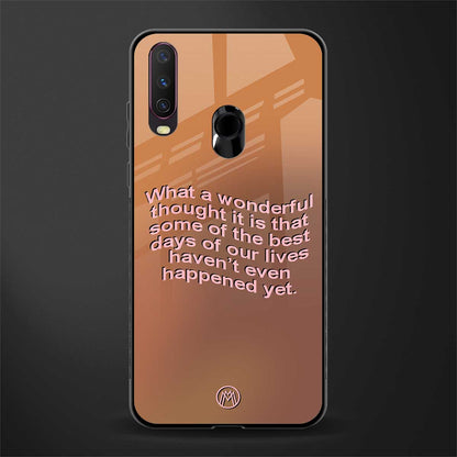 wonderful thought glass case for vivo y17 image