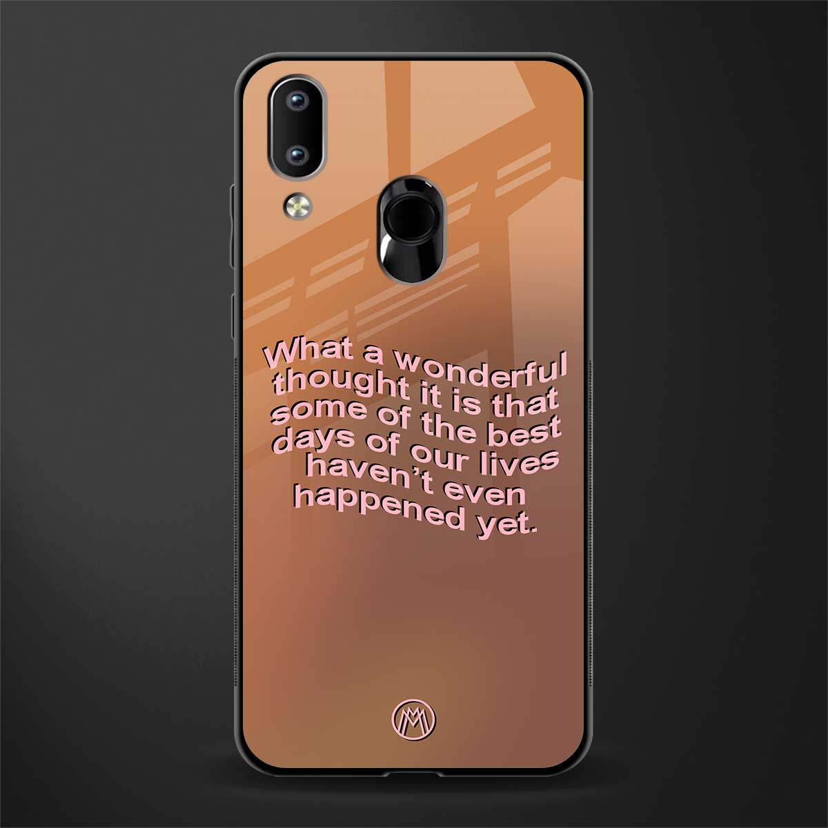 wonderful thought glass case for vivo y95 image