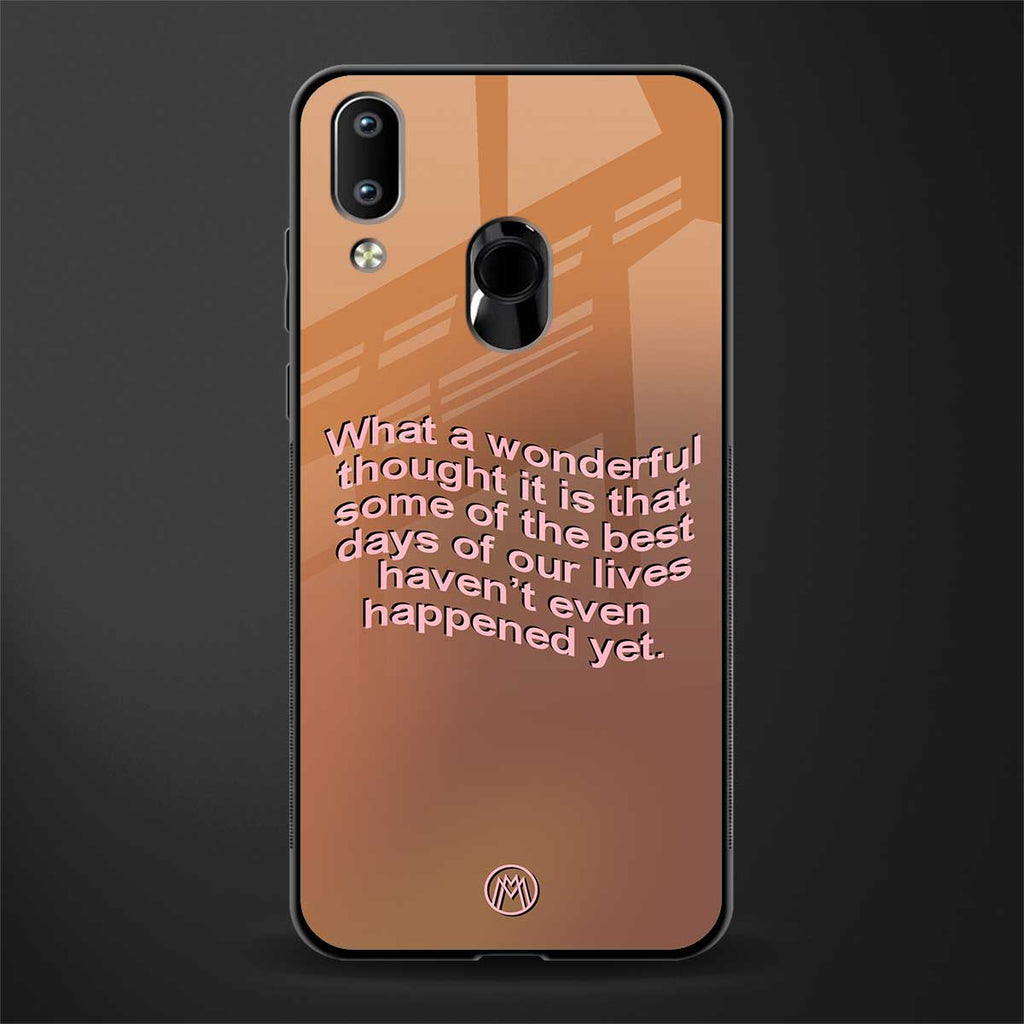 wonderful thought glass case for vivo y91 image