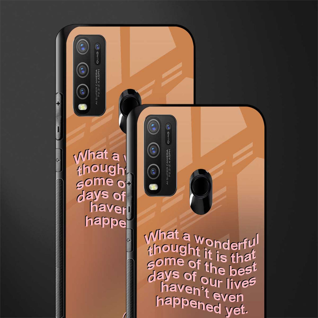 wonderful thought glass case for vivo y50 image-2
