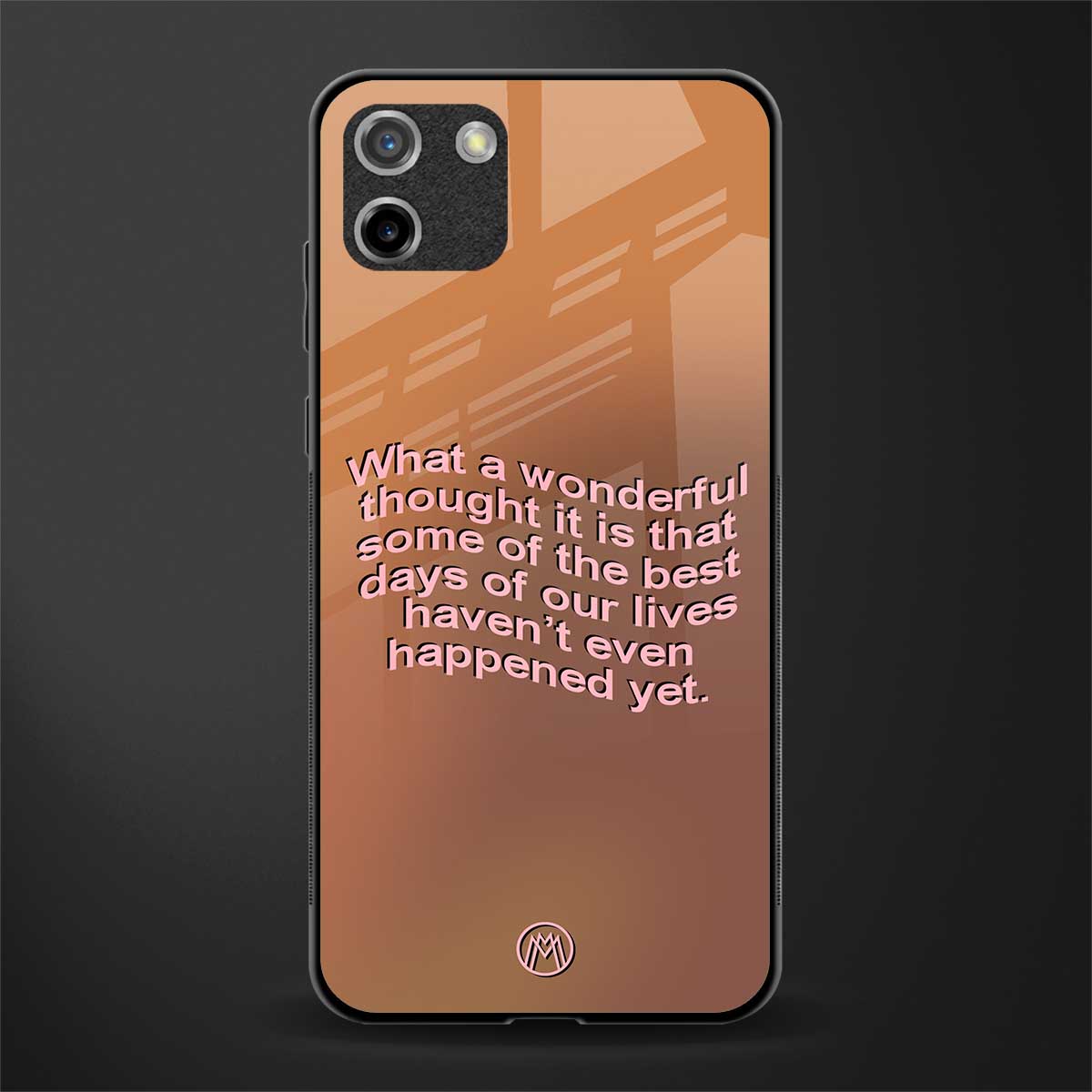 wonderful thought glass case for realme c11 image