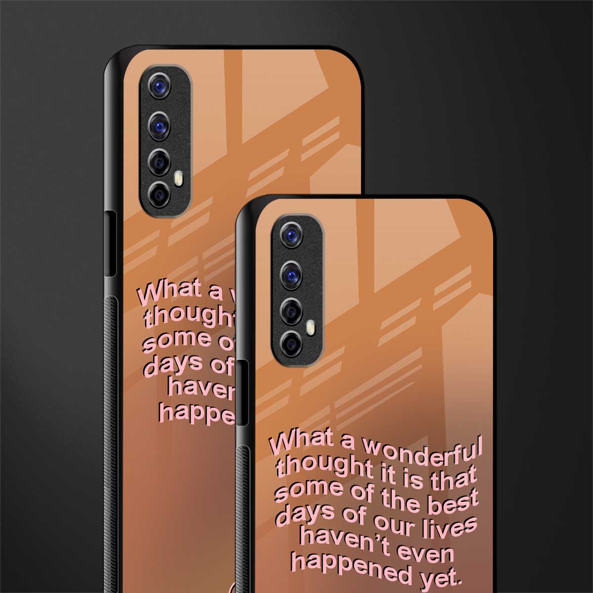 wonderful thought glass case for realme 7 image-2