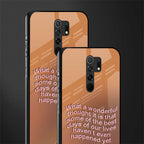 wonderful thought glass case for poco m2 image-2