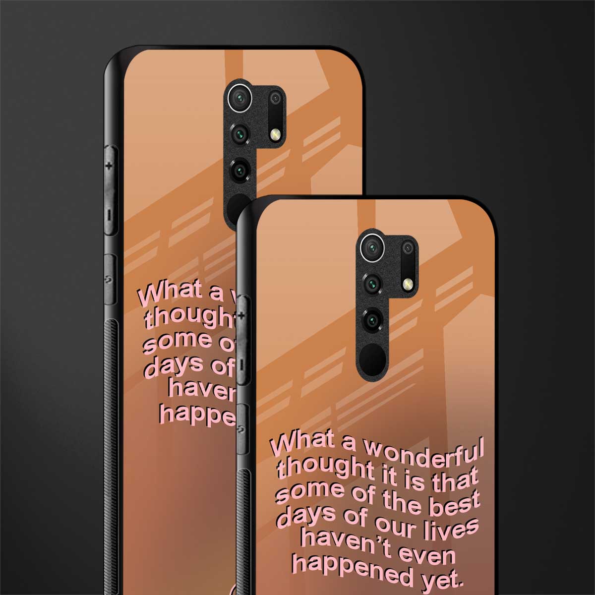 wonderful thought glass case for poco m2 image-2