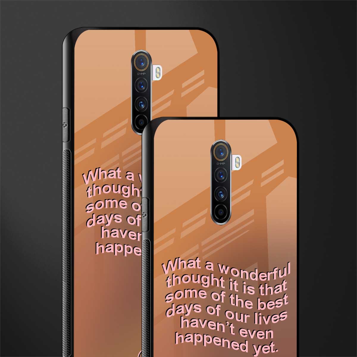 wonderful thought glass case for realme x2 pro image-2