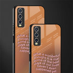 wonderful thought glass case for vivo y20 image-2