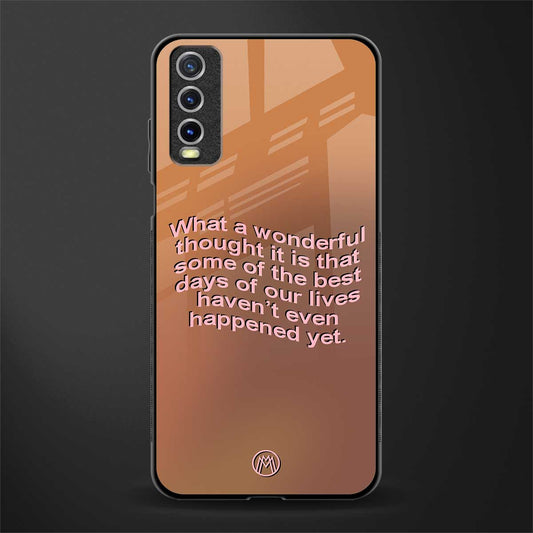 wonderful thought glass case for vivo y20 image