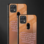 wonderful thought glass case for oppo a15s image-2