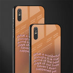 wonderful thought glass case for redmi 9a image-2