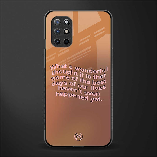 wonderful thought glass case for oneplus 8t image