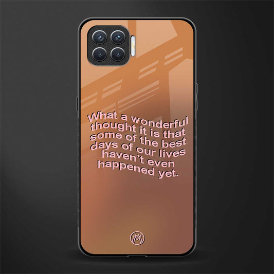 wonderful thought glass case for oppo f17 image