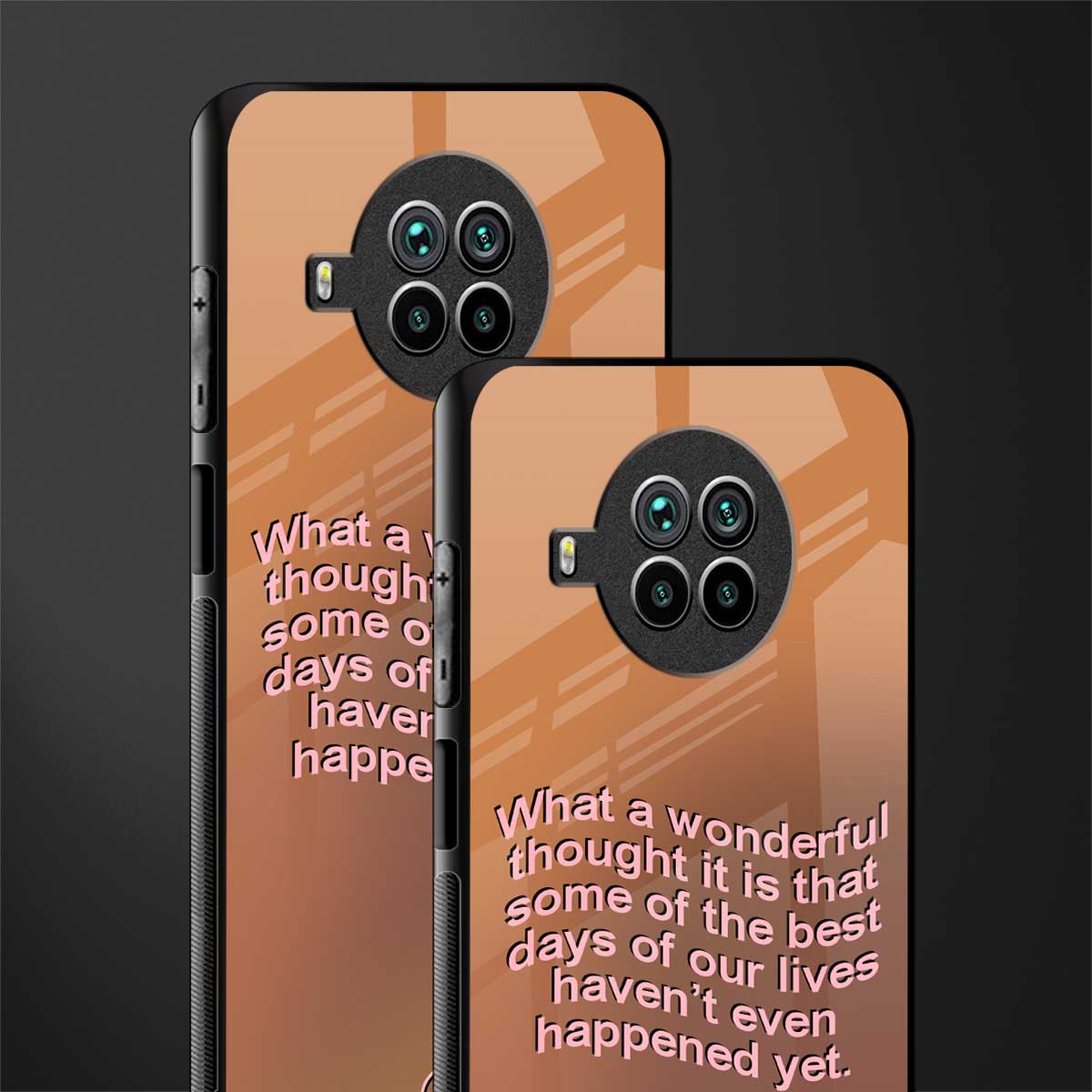 wonderful thought glass case for mi 10i image-2