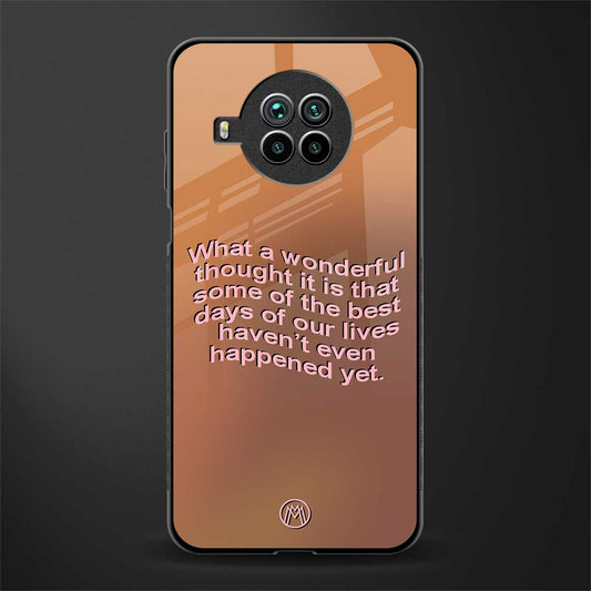 wonderful thought glass case for mi 10i image