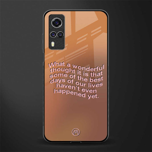 wonderful thought glass case for vivo y31 image