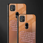 wonderful thought glass case for poco c31 image-2
