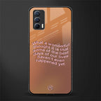 wonderful thought glass case for realme x7 image