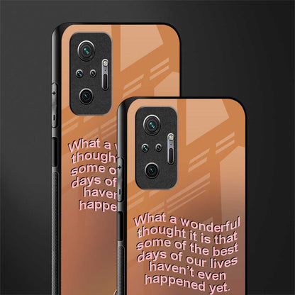 wonderful thought glass case for redmi note 10 pro max image-2
