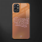 wonderful thought glass case for oneplus 9r image