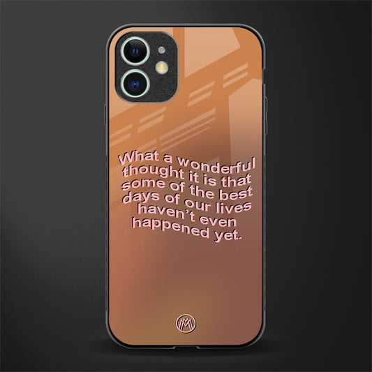 wonderful thought glass case for iphone 12 mini image