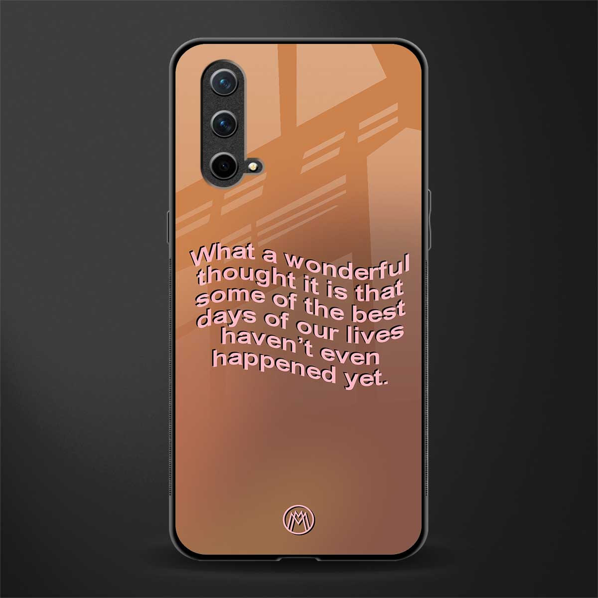 wonderful thought glass case for oneplus nord ce 5g image