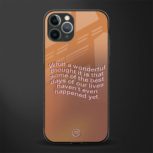 wonderful thought glass case for iphone 11 pro image