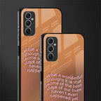 wonderful thought glass case for samsung galaxy m52 5g image-2