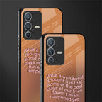 wonderful thought glass case for vivo v23 pro 5g image-2