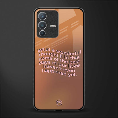 wonderful thought glass case for vivo v23 pro 5g image