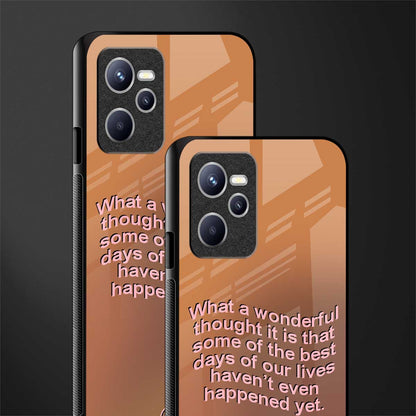 wonderful thought glass case for realme c35 image-2