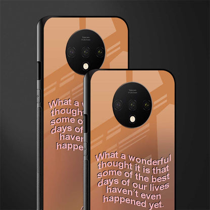 wonderful thought glass case for oneplus 7t image-2